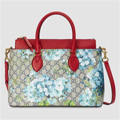 gucci tote blue flowers|gucci tote bag 2020.